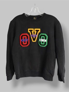 OVO October’s Very Own Logo Crewneck Sweater Black Men’s Small